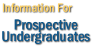 Information for Prospective Undergraduates